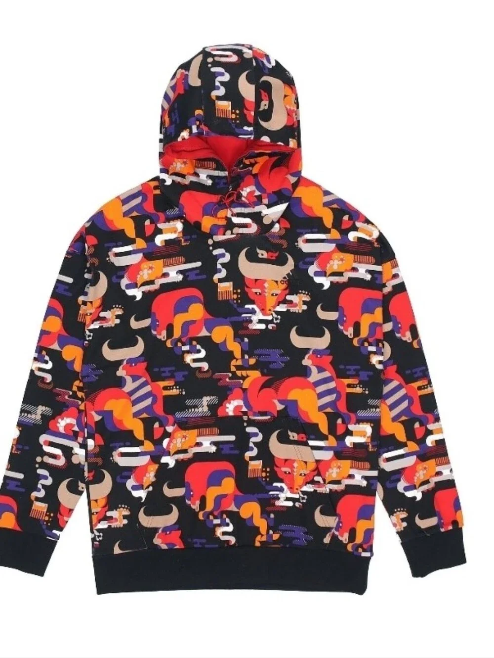 adidas Multi‑Color Graphic Pullover Hoodie